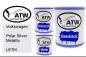 Preview: Volkswagen, Polar Silver Metallic, LE7M: 1L Lackdose + 1L Klarlack + 500ml Härter - Set, von ATW Autoteile West.